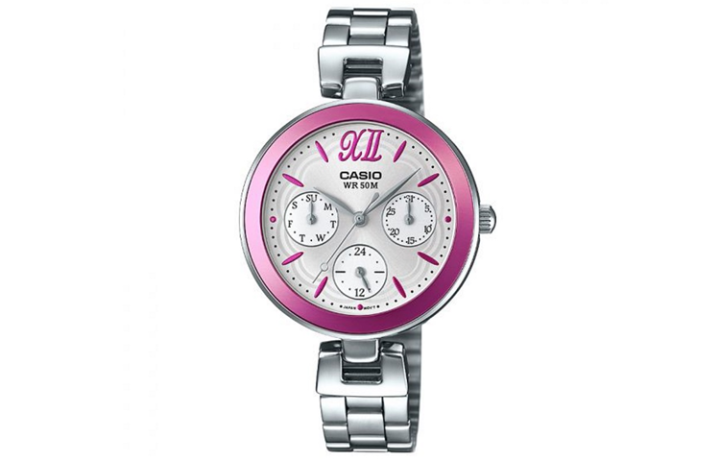 CASIO CASIO Women's Standard Series 38mm Silver Watch LTP-E407D-4AV