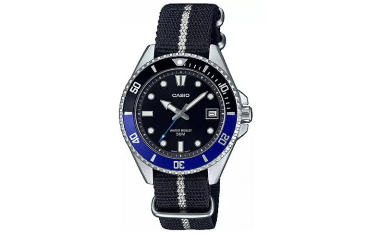 CASIO CASIO Men Black Watch MDV-10C-1A2