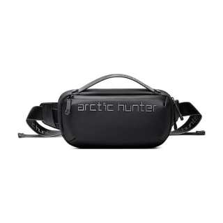 ARCTIC HUNTER Oxford Sling Bag, Crossbody Bag, Fanny Pack Medium Men's Black