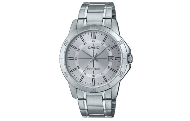 CASIO CASIO Men Standard Series Silver Watch MTP-V004D-7C