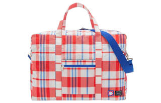 CLOT PORTER Collaboration Nylon Shoulder Bag, Crossbody Bag, Handbag Regular Unisex Red & White & Blue