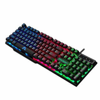 IPASON MP V5 / 104 Keys Mechanical Feel, Esports Gaming, Dazzling Color Backlight, Keyboard And Mouse Keyboards