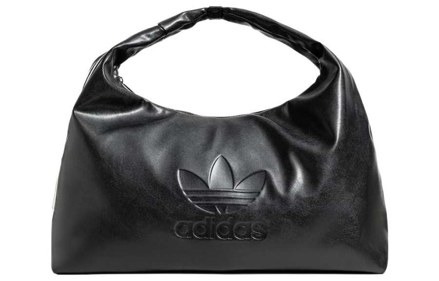 Adidas Originals Trefoil Polyurethane Cloud Bag, Sports Bag, Shoulder Bag Regular Unisex Black