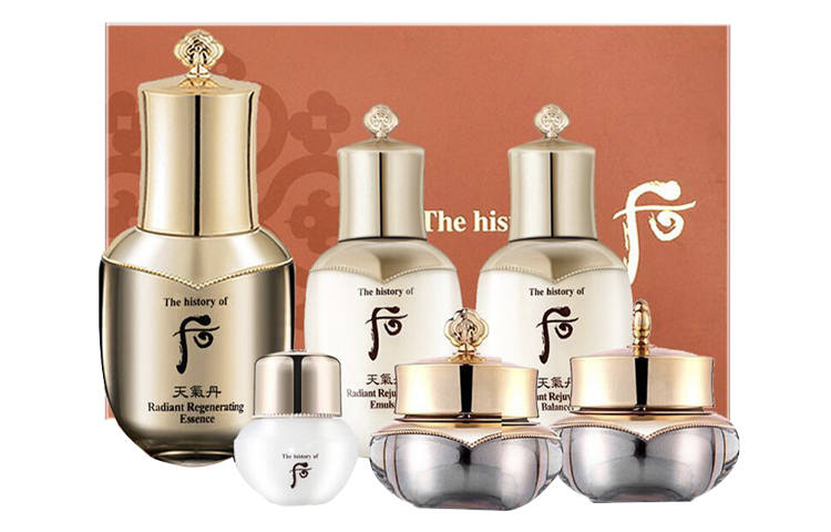 The History Of Whoo Floral Lotion Sample Sets Moisturizing And Hydrating 6 Piece Set