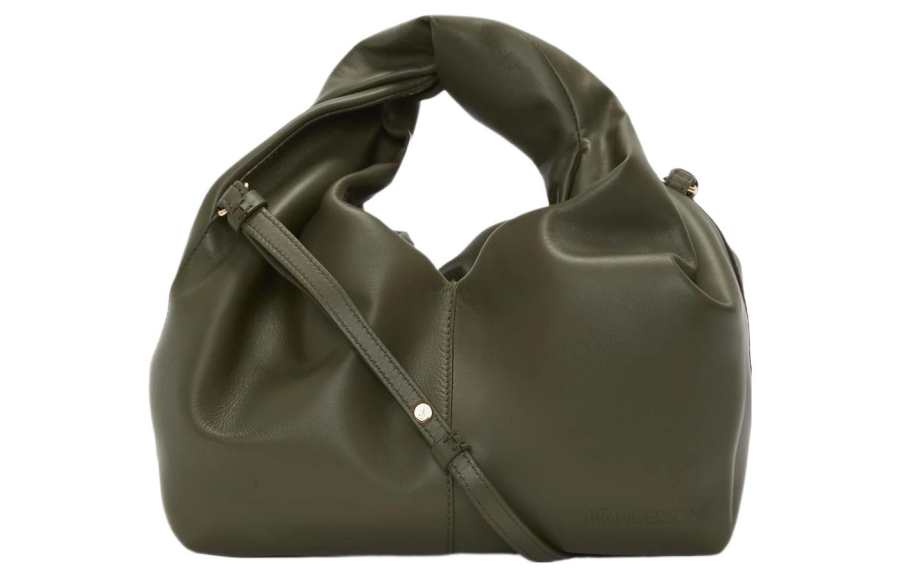 JW Anderson Full grain Calf Leather Handbag, Shoulder Bag, Crossbody Bag Mini Women's Khaki