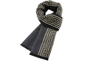 EQUIPMENT ELEGANT Acrylic Polyester Knit Scarves Men's