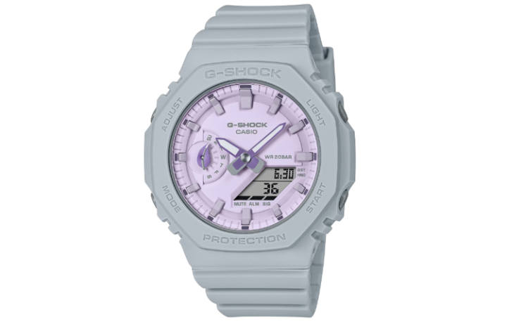 CASIO CASIO Women's Liquid Crystal/Analog Dual Display Series Purple Watch GMA-S2100NC-8A