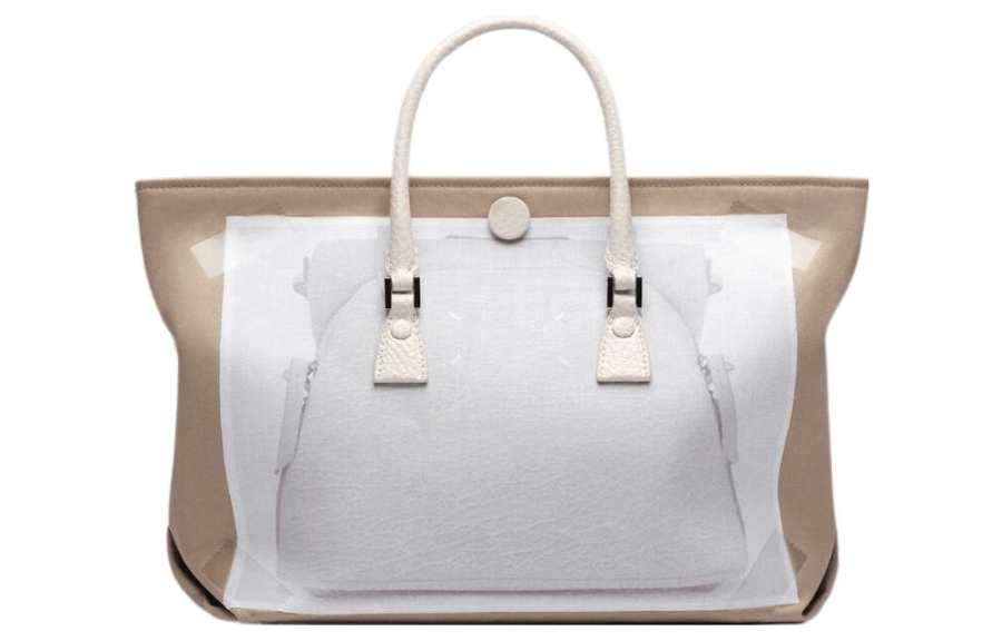 Maison Margiela Mini 5AC Trompe L'oeil Printed Top Handle Bag
