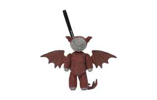 Alexander Wang Embellished Mesh Heiress Dragon Wristlet