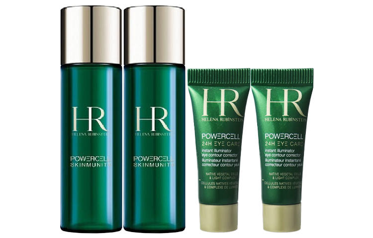 HELENA RUBINSTEIN Sample Set Green Bottle New Skin Hydrating Eye Cream Tightening Moisturizing And Nourishing