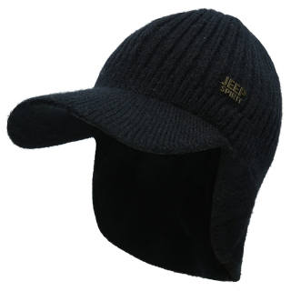 JEEP SPIRIT Fleece Lined Thermal Earmuff Acrylic, Polyester, Modified Polypropylene Beanies Unisex