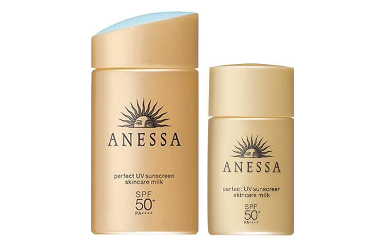 ANESSA Little Gold Bottle Sunscreen Creams Golden Radiance Sunscreen Lotion Refreshing Repairing Sun Protection
