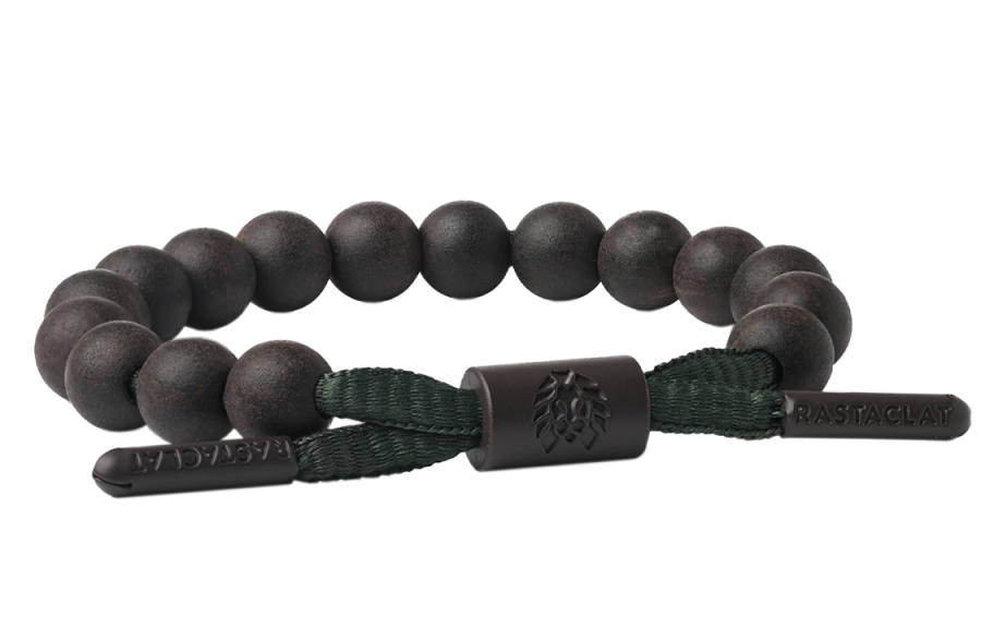 Rastaclat Ebony Small Lion Chinese Style Wooden Bracelet Unisex