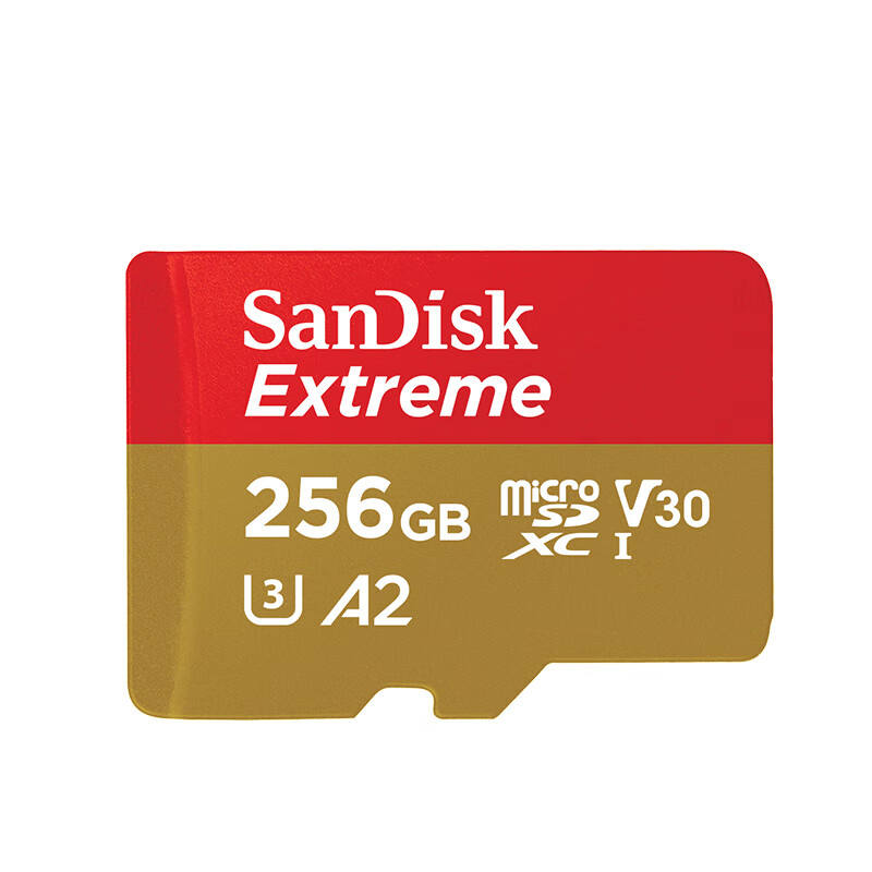 SanDisk SanDisk 256GB TFMicroSD Memory Card U3 V30 4K A2 Compatible With Action Camera And Drone Memory Card