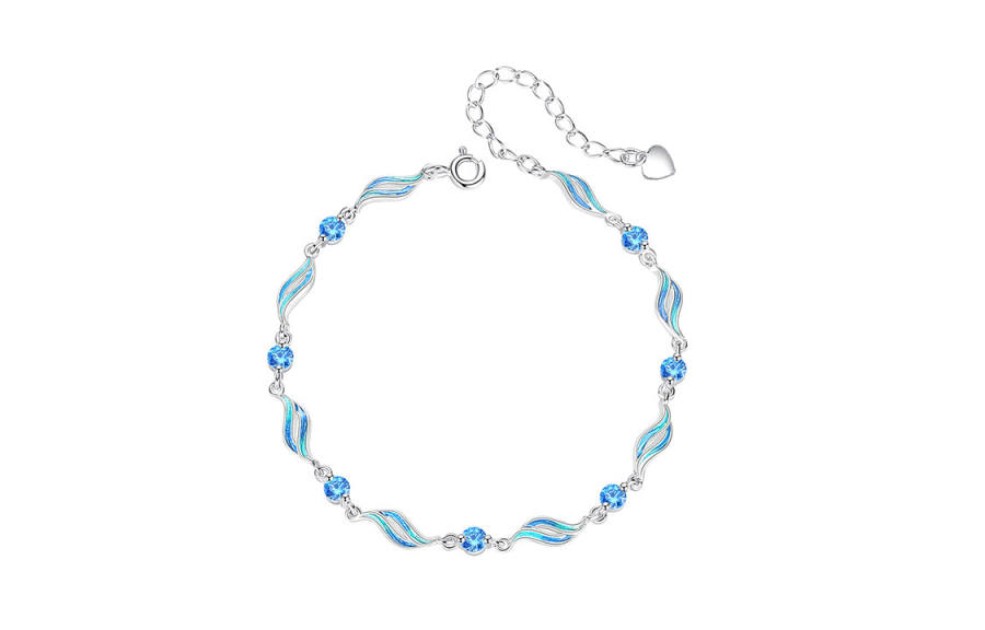 YINCHIE Synthetic Cubic Zirconia Alloy Bracelets Women's