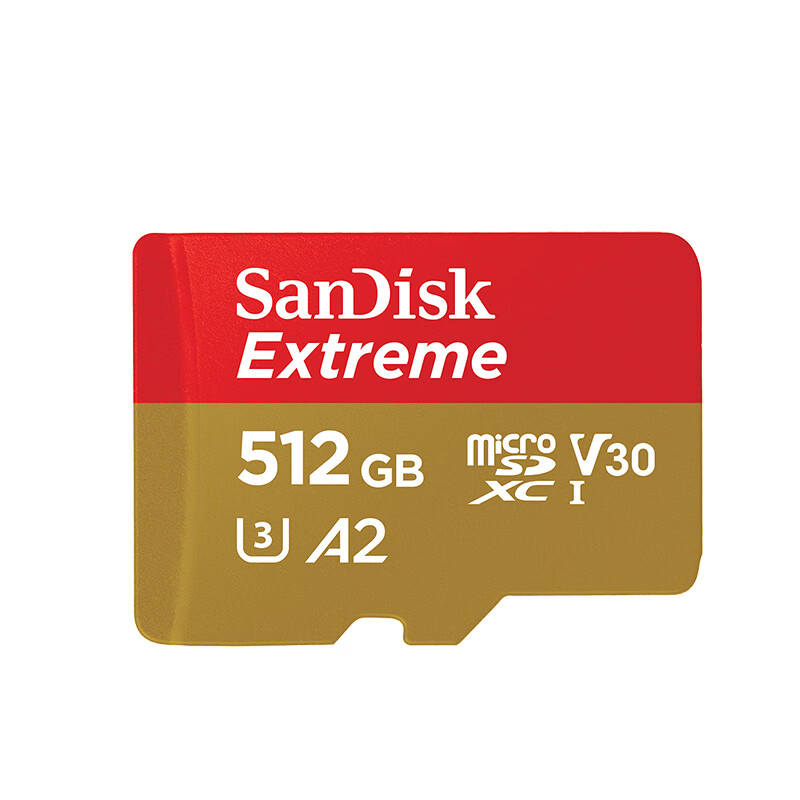 SanDisk SanDisk 512GB TF Card MicroSD Memory Card U3 V30 4K A2 Compatible With Action Camera And Drone Memory Card