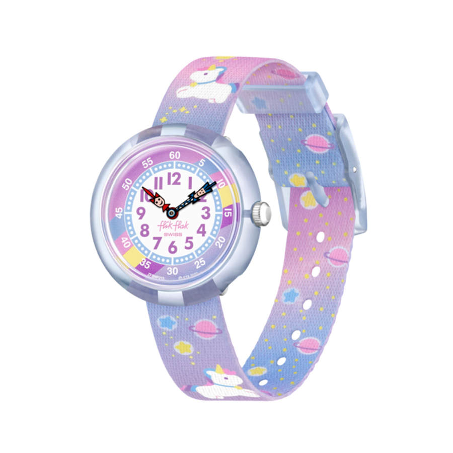 SWATCH Unisex Flik Flak Feifei Series Purple Watch ZFBNP213