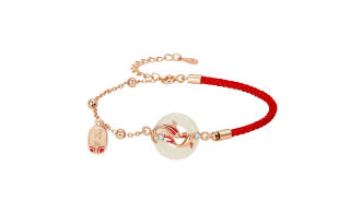 MCK Hetian Jade Bracelets Pale Greenish White Jade Women's