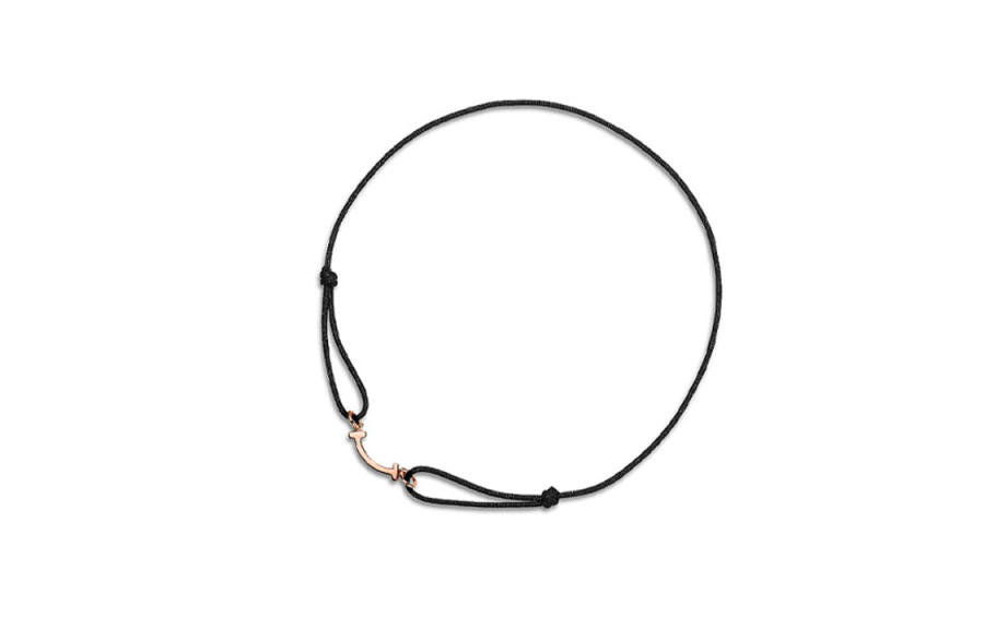 TIFFANY & CO. 18K Rose Gold Bracelets Women's Black
