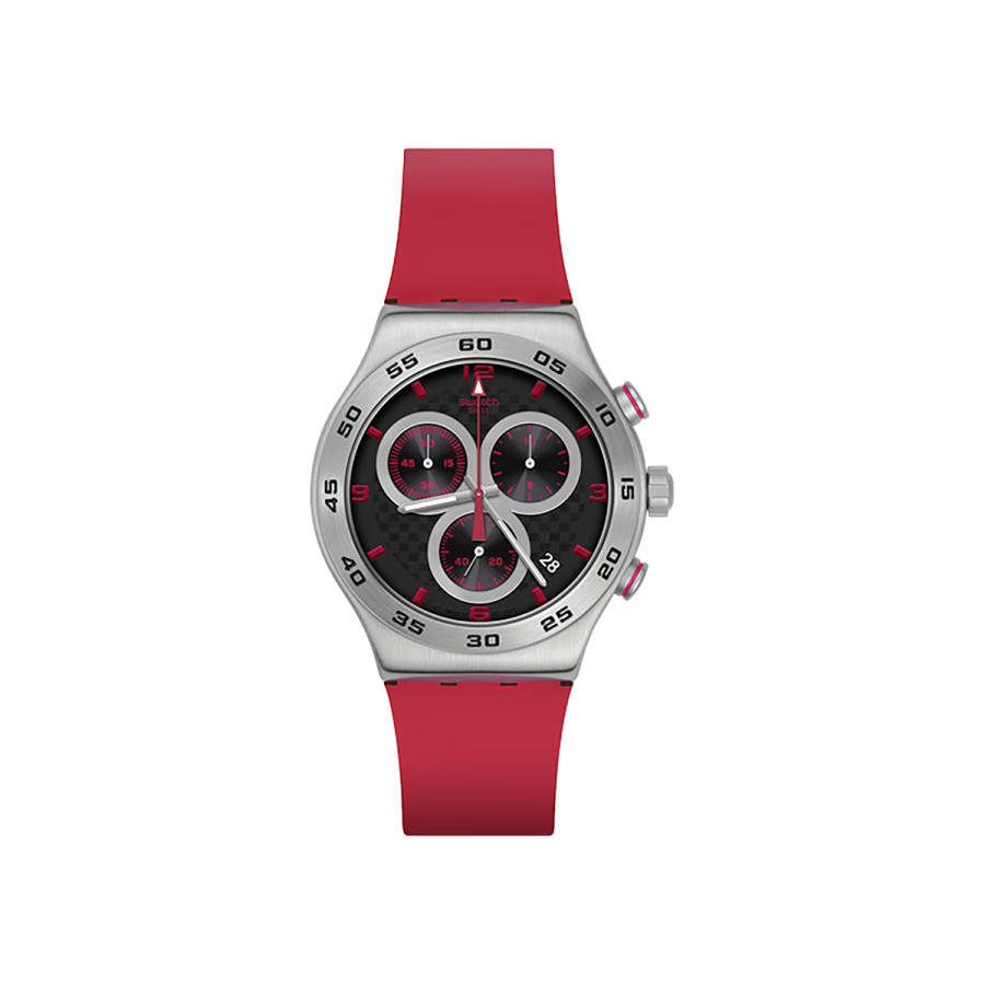 SWATCH SWATCH Unisex 43mm Black Watch YVS524