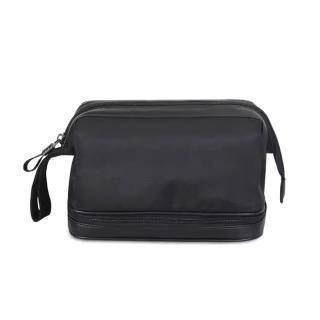 BJIAX Oxford And Microfiber Material Travel Bag, Toiletry Bag, Makeup Bag, Toiletry Bag Medium Unisex Black
