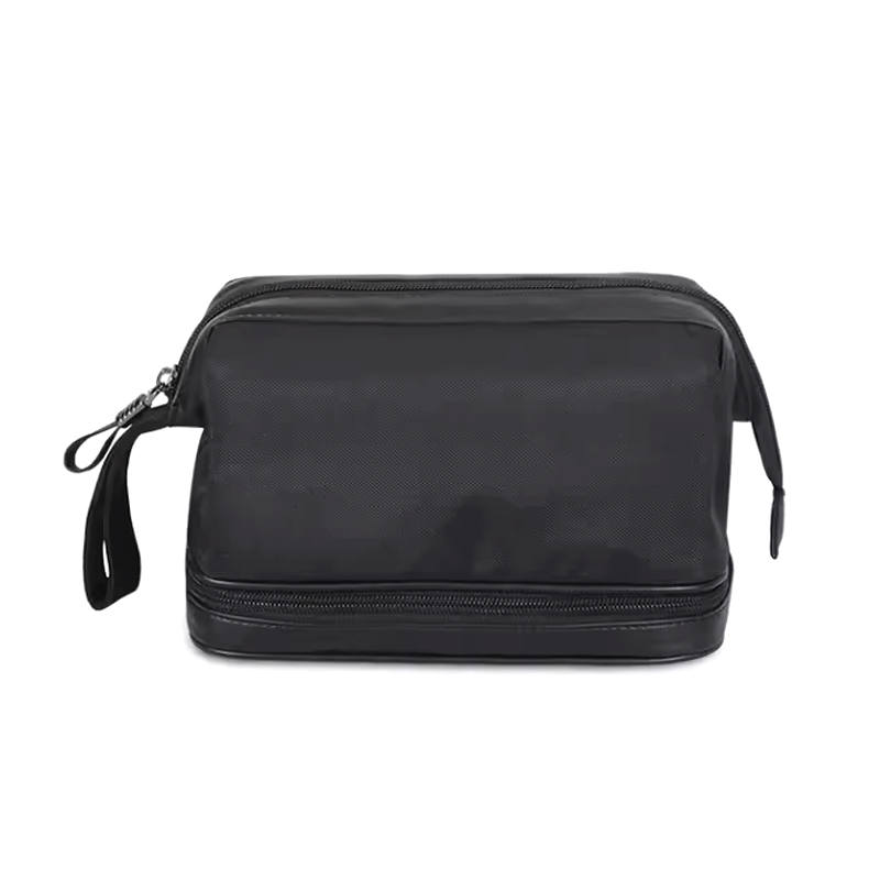 BJIAX Oxford And Microfiber Material Travel Bag, Toiletry Bag, Makeup Bag, Toiletry Bag Medium Unisex Black