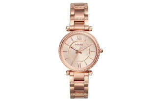 FOSSIL Kylie Collection Wrist Watches Quartz Movement Stainless Steel Strap 35mm Rose Gold Watch Dial Women's Watch