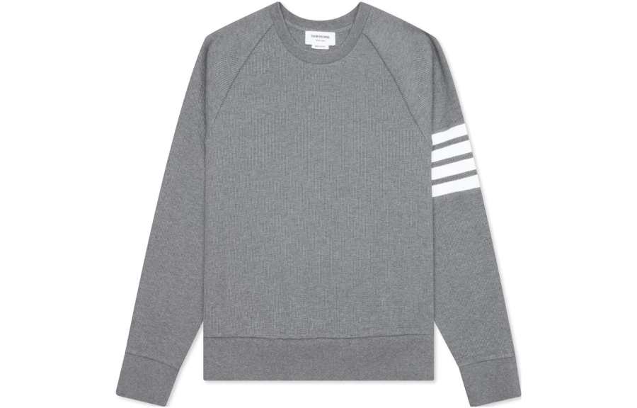 THOM BROWNE THOM BROWNE 4-Bar Raglan Sleeve Crewneck Sweatshirt