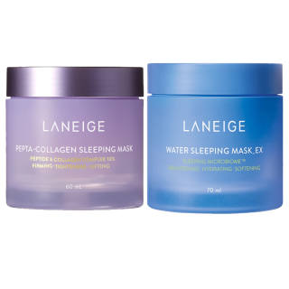LANEIGE Nighttime Repairing Sleep, Night Owl Purple Sleep Facial Mask Set Soothing Tightening Hydrating Repairing