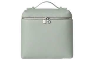 Loro Piana ExtraPocket Cow Leather Handbag Regular Women's Eucalyptus