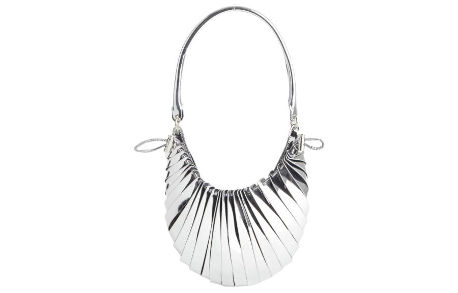 Coperni Mini Petal metallic shoulder bag