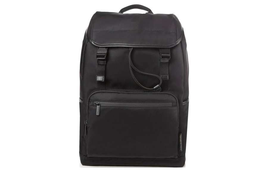 Samsonite SAMSONITE Nylon With Polyester Backpack Regular Unisex Black