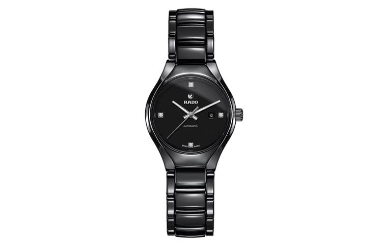 RADO Realme Collection Automatic Mechanical Movement 50m Waterproof Women's Watch 30mm Black Dial