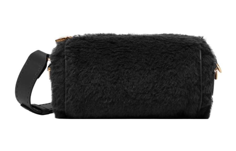 MaxMara Alpaca Crossbody Bag, Shoulder Bag Women's Black