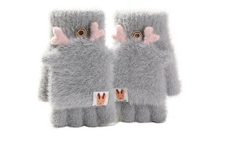 AAJF Polyester Knitted Fabric Glove Women's