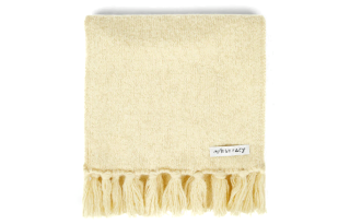 OUR LEGACY Logo-Patch Knitted Scarf
