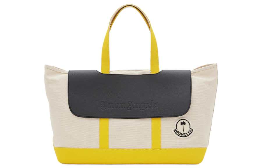 MONCLER GENIUS Moncler X Palm Angels Logo Patch Top Handle Bag