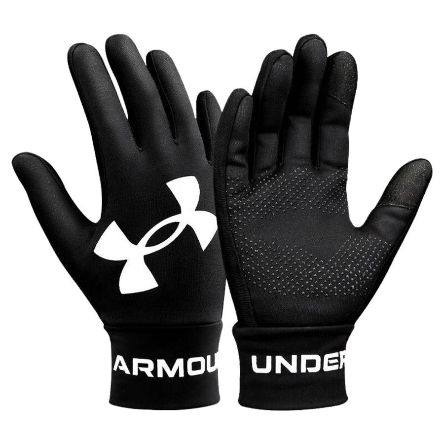 Under Armour Under Armour Polyester Sports Gloves Unisex Black Gray