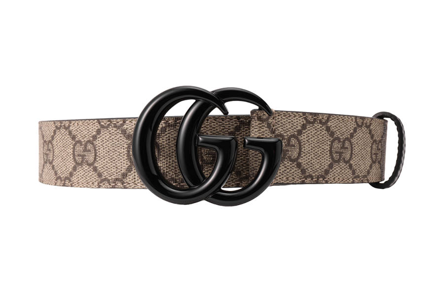 GUCCI GUCCI Gg Marmont Thin Belt Gg Supreme