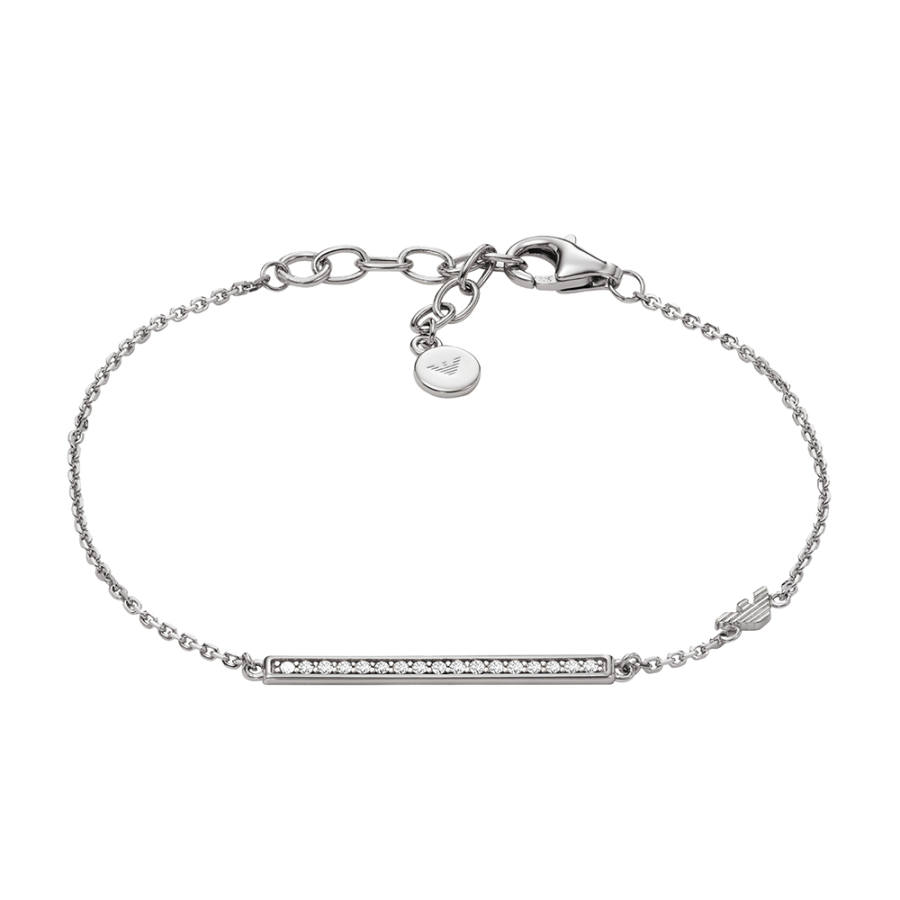 EMPORIO ARMANI Sterling Silver Id Bracelet