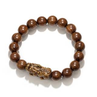 VOEX Golden Sandalwood Wooden Bracelets Unisex
