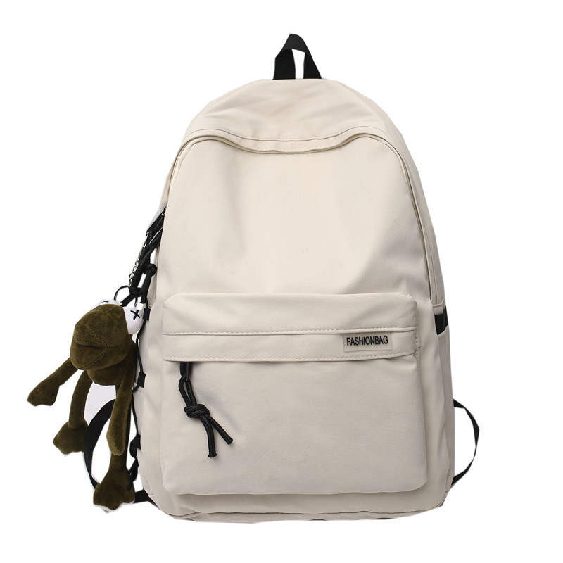 LOUIS ROYALN Nylon Backpack Unisex Gray/Black/White/Blue