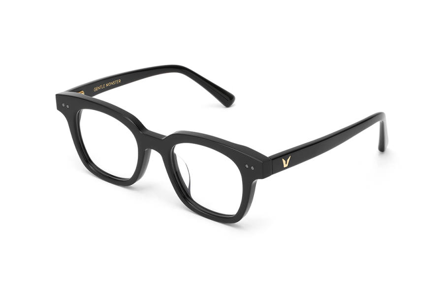 GENTLE MONSTER Plate And Metal Square Eyeglass Frames Unisex Black