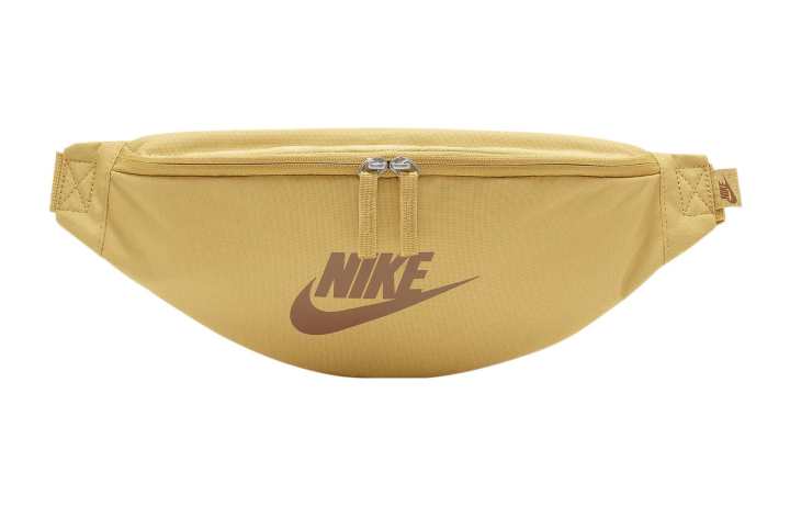 Nike Nike Nylon One Shoulder Crossbody Fanny Pack Regular Unisex Wheat Gold & Ale Brown