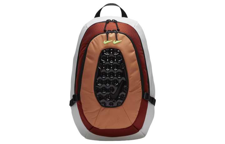 Nike Nike Polyester Backpack Regular Unisex Phantom & Durable Orange & Lime Explosion
