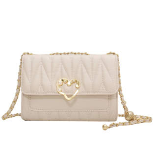 Worm's Home Pu Crossbody Bag, Shoulder Bag Women's White/Black/Multicolor