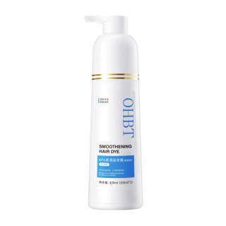 OHBT Bubbles Plant Hair Dye Basic Gray Coverage Minced Green/Dark Tea/Chestnut Brown/Blue Black/Burgundy 400ml