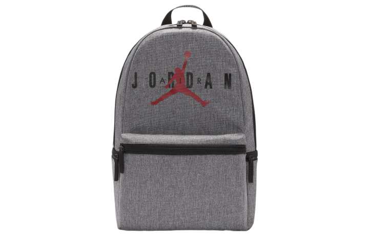 Jordan Jordan Polyester Backpack Double Shoulder Large Unisex Carbon Heather