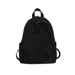 KAKAXI Cotton Fabric Backpack Small Unisex Black/Blue/Ecru/Coffee