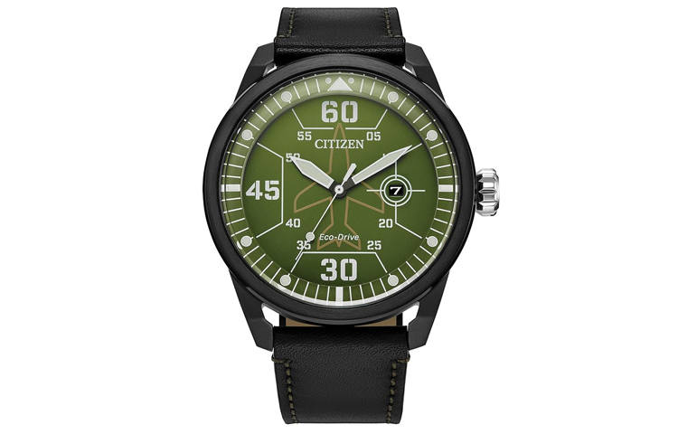 CITIZEN CITIZEN Ya Fei Collection 100m Waterproof Light Powered Quartz Movement Leather Strap Watch